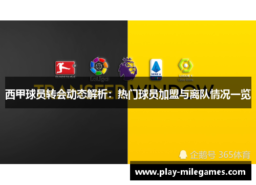 西甲球员转会动态解析：热门球员加盟与离队情况一览